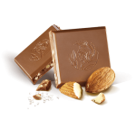 Tableta de Chocolate con Leche y Almendras Saladas 100g - Imagen 2